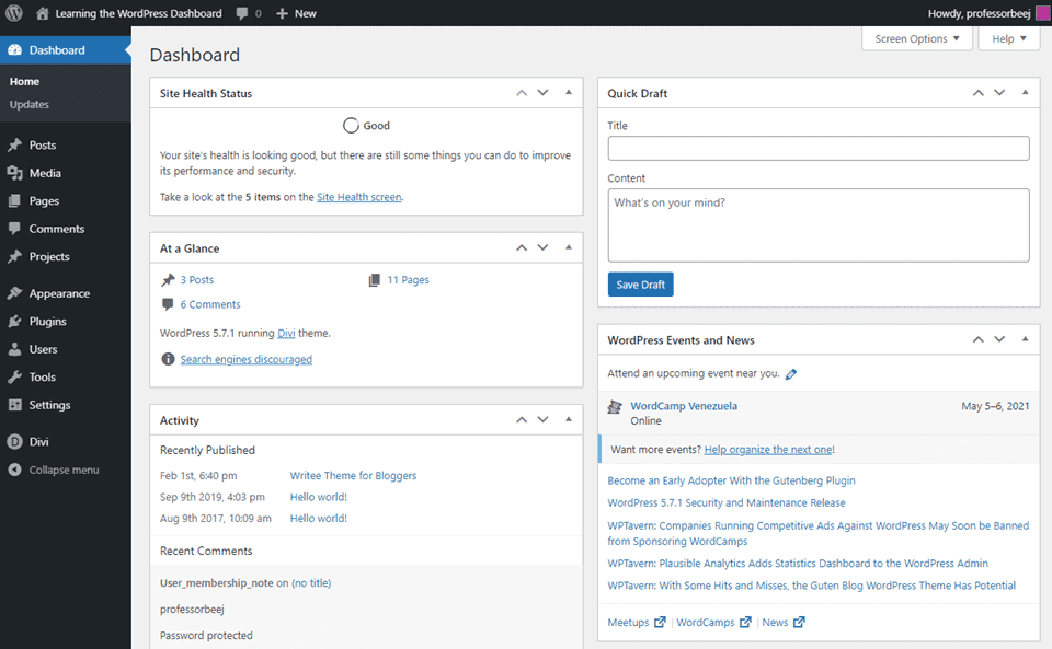 Why is WordPress the Best Platform for Your Business Website? 1 wordpress-dashboard